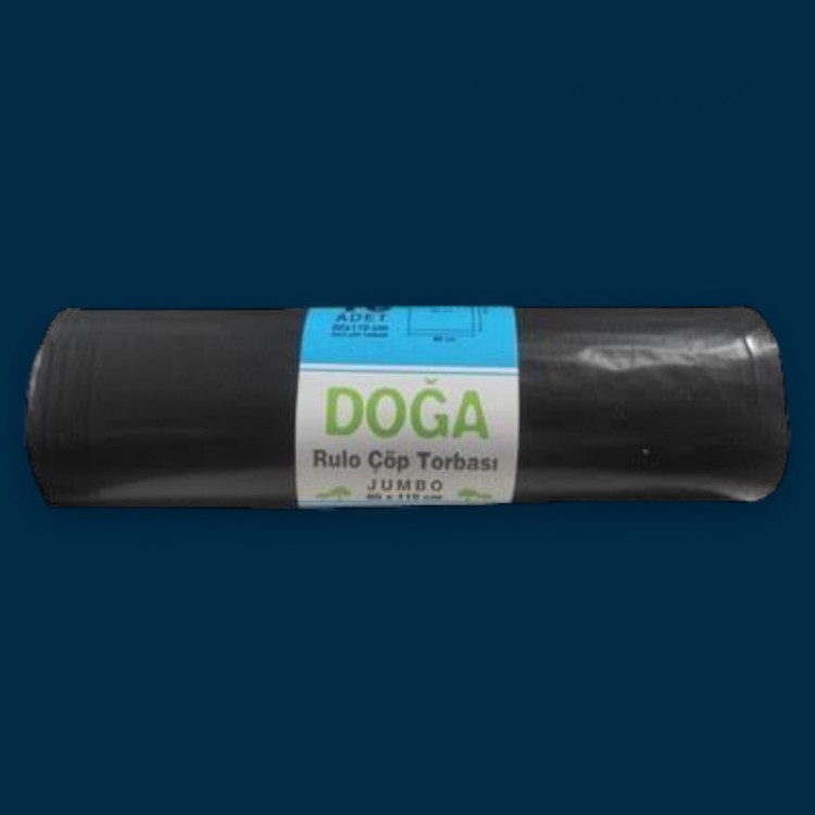 ÇP JUMBO 80*110 400 GR MAVİ ECOPLAST (10 LU) ÇÖP POŞETİ