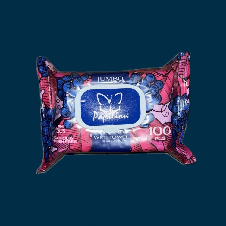 IH 100*24 PAPİLİON JUMBO ISLAK HAVLU