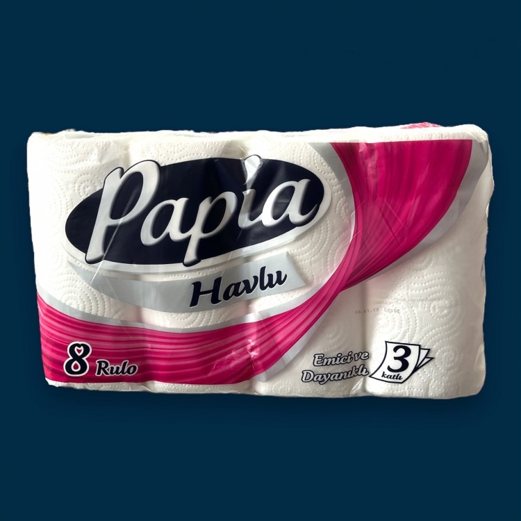 KH 8 Lİ*3 PK PAPİA KAĞIT HAVLU