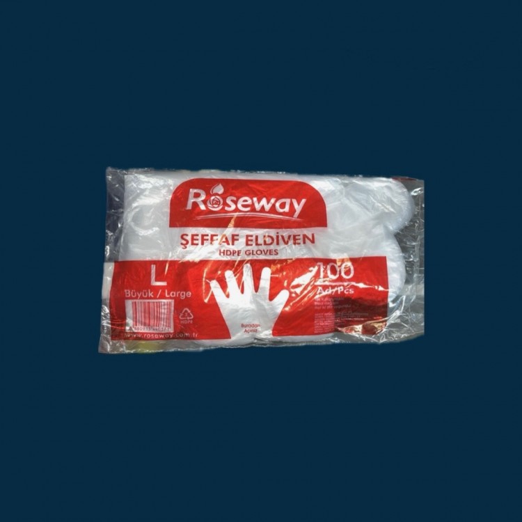 ELDİVEN GIDA ŞEFFAF ROSEWAY (L) (100 LÜ)