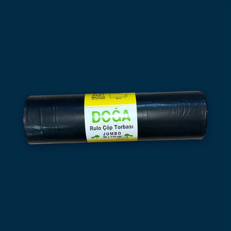 ÇP JUMBO 80*110 300 GR ECOPLAST 10*20 RULO ÇÖP POŞETİ
