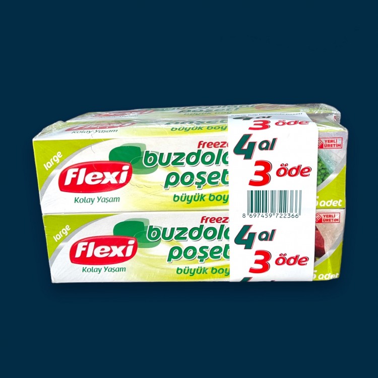 BUZDOLABI POŞETİ FLEXİ BÜYÜK BOY 4A*3Ö*18