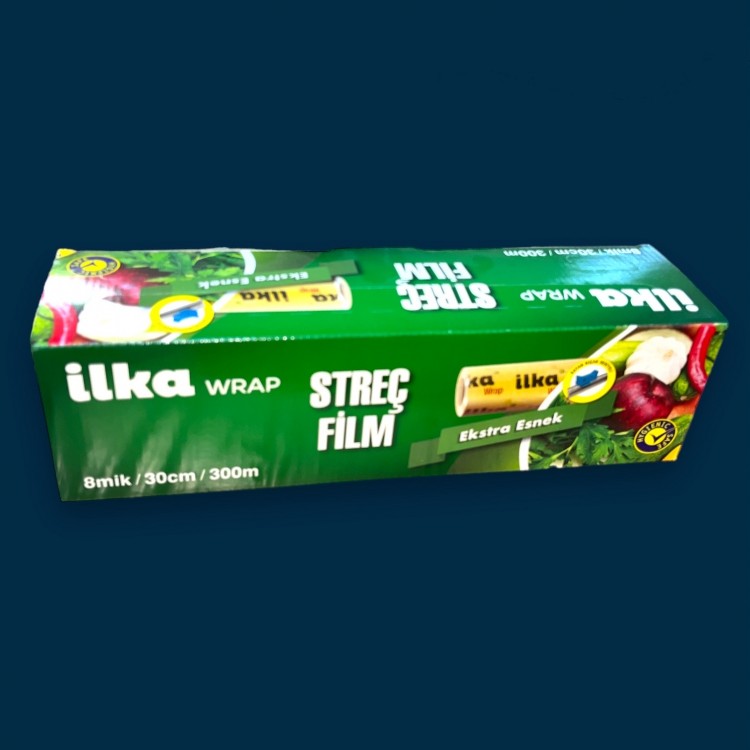STRECH WRAP 8 MİC 30*300 MT İLKA HRC1 1 KL*20 PK