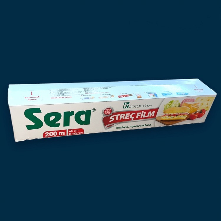 STRECH 8 MİC 45*200 MT SERA 16  ADET