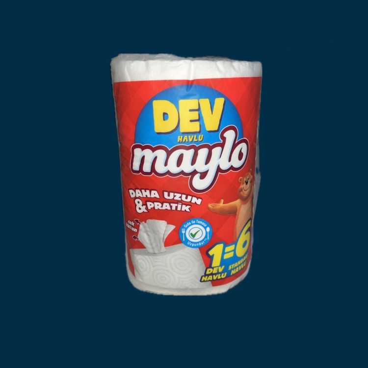 KH İÇTEN ÇEKMELİ 1 R* 6 PK MAYLO DEV 55 MT KAĞIT HAVLU
