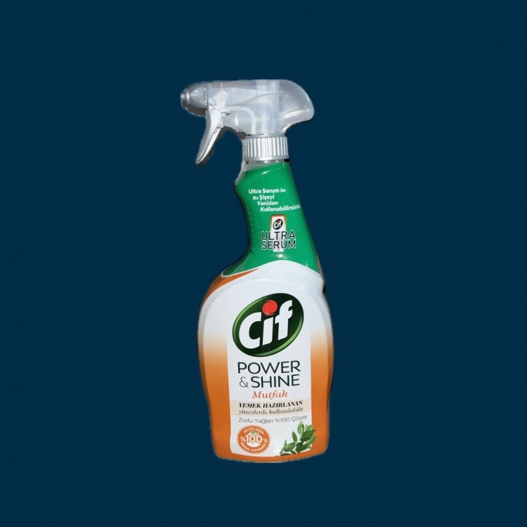 MUTFAK SPREY POWER SHİNE CİF 750 ML*12