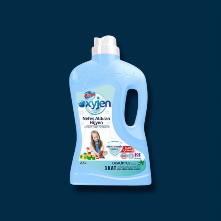 ___ YÜZEY TEMİZLEYİCİ 2,5LT*6 BİNGO OXY OKALİPTUS