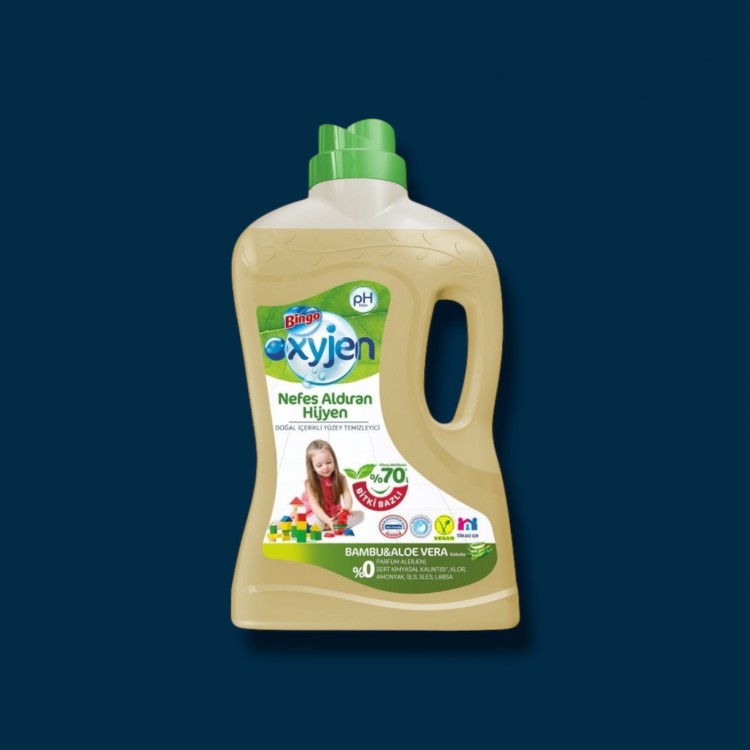 ___ YÜZEY TEMİZLEYİCİ 2,5LT*6 BİNGO OXY. DOĞAL BAMBU&ALEO