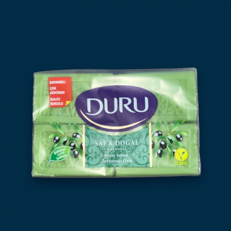 SK 150 GR*4 DURU SABUN BANYO 600 SAF&DOĞAL ZEYTİNYAĞI ÖZLE 1 KL 15 PK