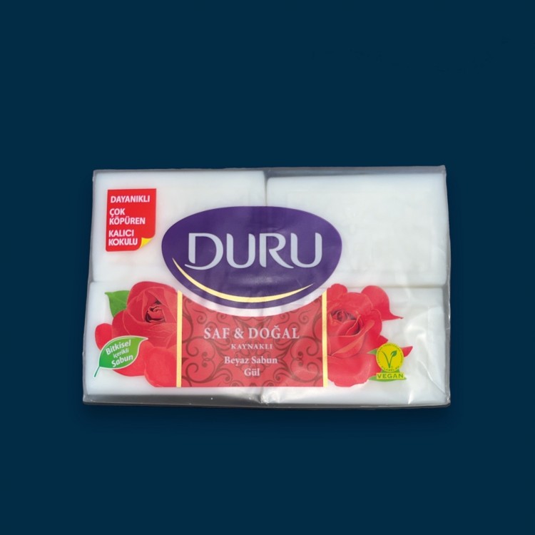 SK 150 GR*4 DURU BANYO SABUNU 600 SAF&DOĞALGÜL 1 KL 15 PK