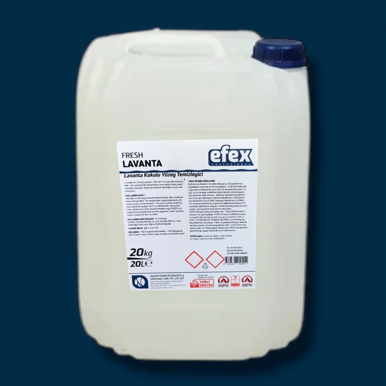 YT 20 KG EFECTO FRESH LAVANDER (LAVANTA KOKULU) YÜZEY TEMİZLEYİCİ
