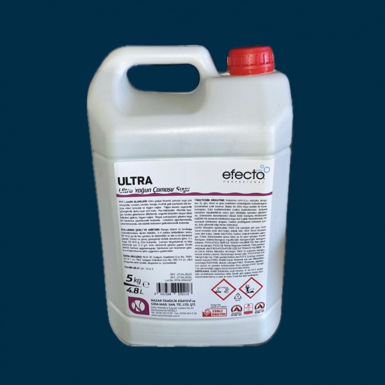 ÇSU 5 KG*4 ULTRA EFEX KLOR BAZLI ÇAMAŞIR SUYU