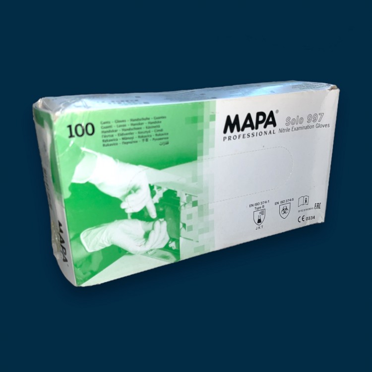ELDİVEN PUDRASIZ NİTRİL MAVİ NO: 8 (L) MAPA