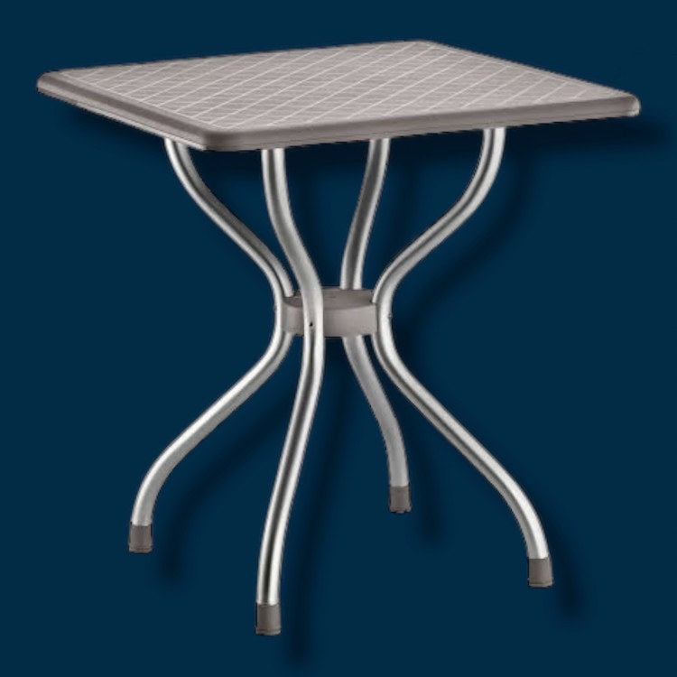 MASA ALFA ALUMİNYUM 70*70 CM GRİ ÇÖL HD300 GR04
