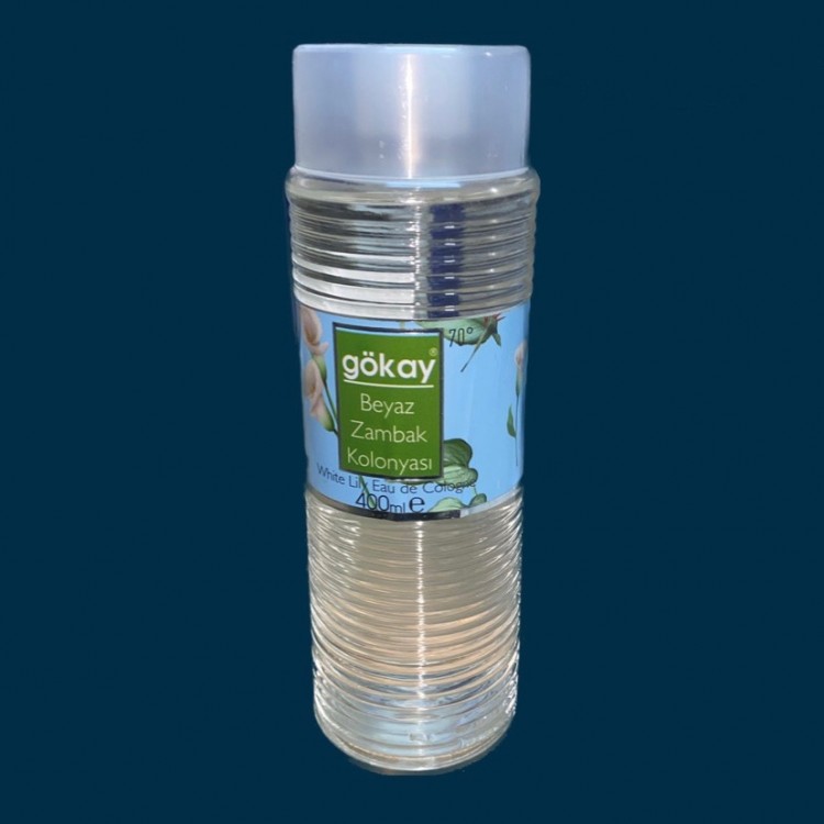 KLN 400 ML*15 GÖKAY KOLONYA BEYAZ ZAMBAK