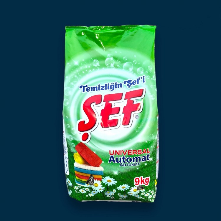 DE 9 KG ŞEF MATİK TOZ DETERJAN BAHAR ESİNTİSİ