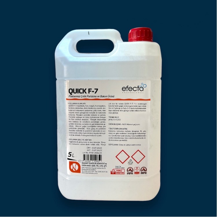YP 5 KG*4 QUICK F-7 PASLANMAZ YÜZEY PARLATICI EFECTO