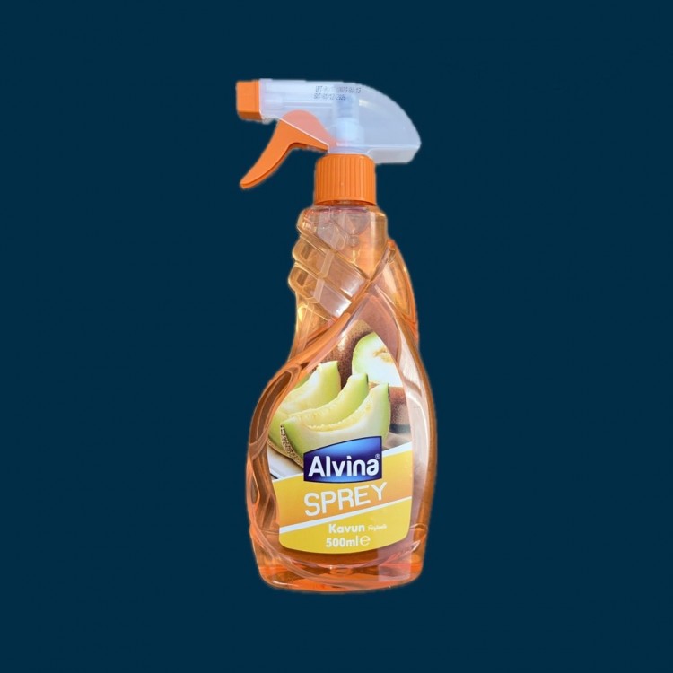 KLN 500 ML*24 ALVİNA SPREY KOLONYA KAVUN