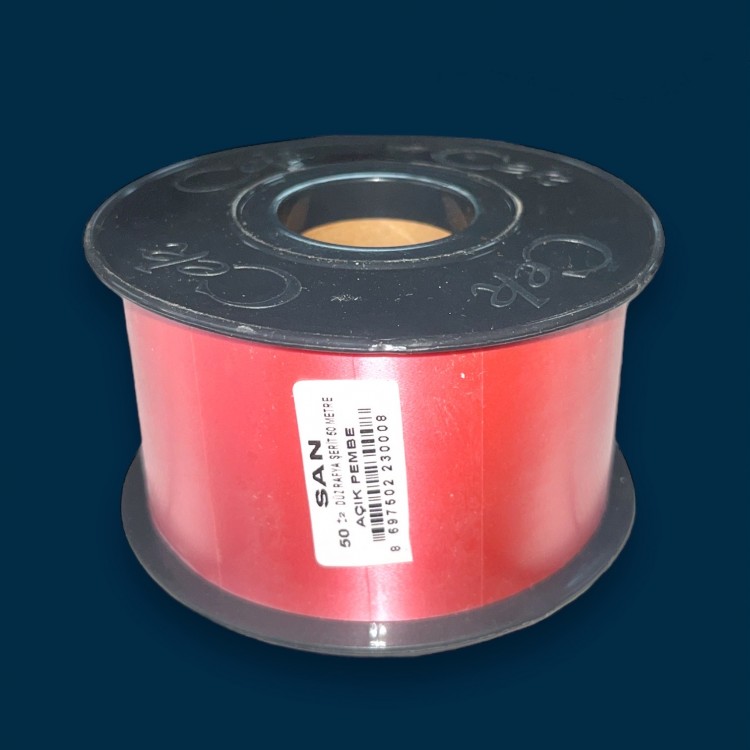 RABANT 50 MM 50 MT 1 KL*72 (GÜMÜŞ-AÇIK PEMBE-BEYAZ)